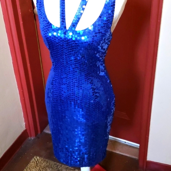 Peak Evenings Prom/Evening Sequin Dress SZ 4 - Picture 4 of 11
